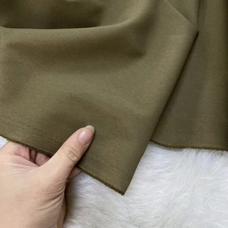 Vải kaki xanh lá chất lượng cao
