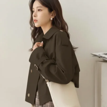 Alternative view of Vải kaki đen chất lượng cao