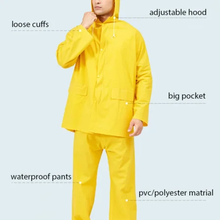 Alternative view of Áo mưa đồng phục in logo AM12