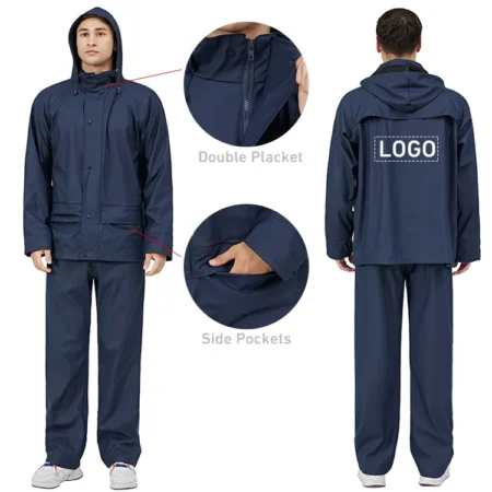 Áo mưa đồng phục in logo AM08